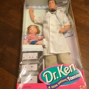 Vintage Mattel Dr. Ken and Little Patient Tommy